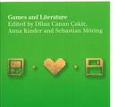 Buchcover 'Games and Literature' mit drei Symbolbildern.