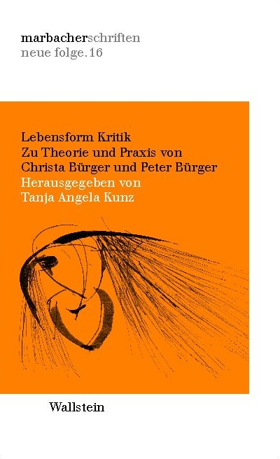 Cover Marbacher Schriften. Neue Folge 61. Zeichnung von Peter Bürger.